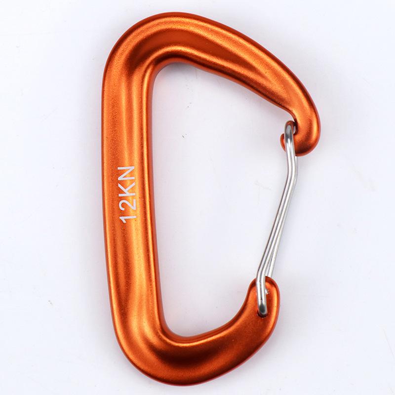 

Aviation 7075 Aluminum D-Shape Carabiner Hook for Tents & Yoga