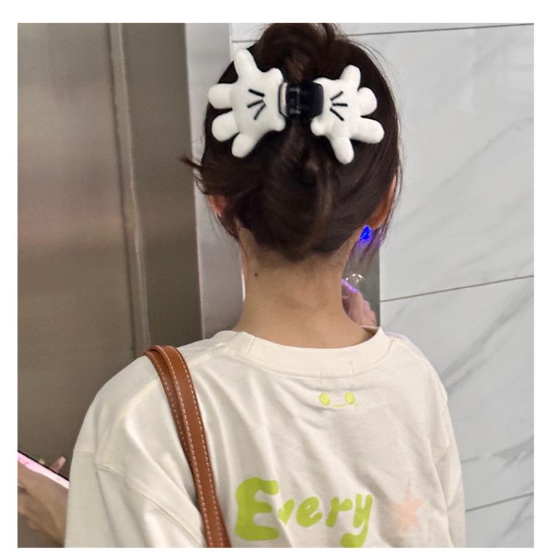 Disney Cartoon Mickey Polka-dot Butt Hair Circle Claw Clip Bangs Hairpin Hairpin Kawaii Accessories Gift Birthday Gift Girls Hairstyle Decoration
