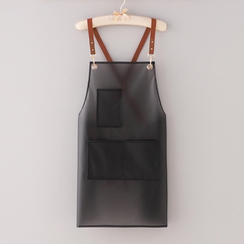 Transparent TPU Apron: Waterproof, Oil-proof, Wash-free, Ideal for Home, Aquatic Store, Pet Shop & Studio Workwear.
