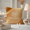 Sheraton Hotel Cushion Cover Anti-dustmite Pillowcase Invisible Zipper Silky Short Plush Sofa Cushion Cover
