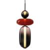 European Modern New LED Candy Glass Chandelier Living Room Dining Room Bedroom Bedside Decorative Atmosphere Lighting
