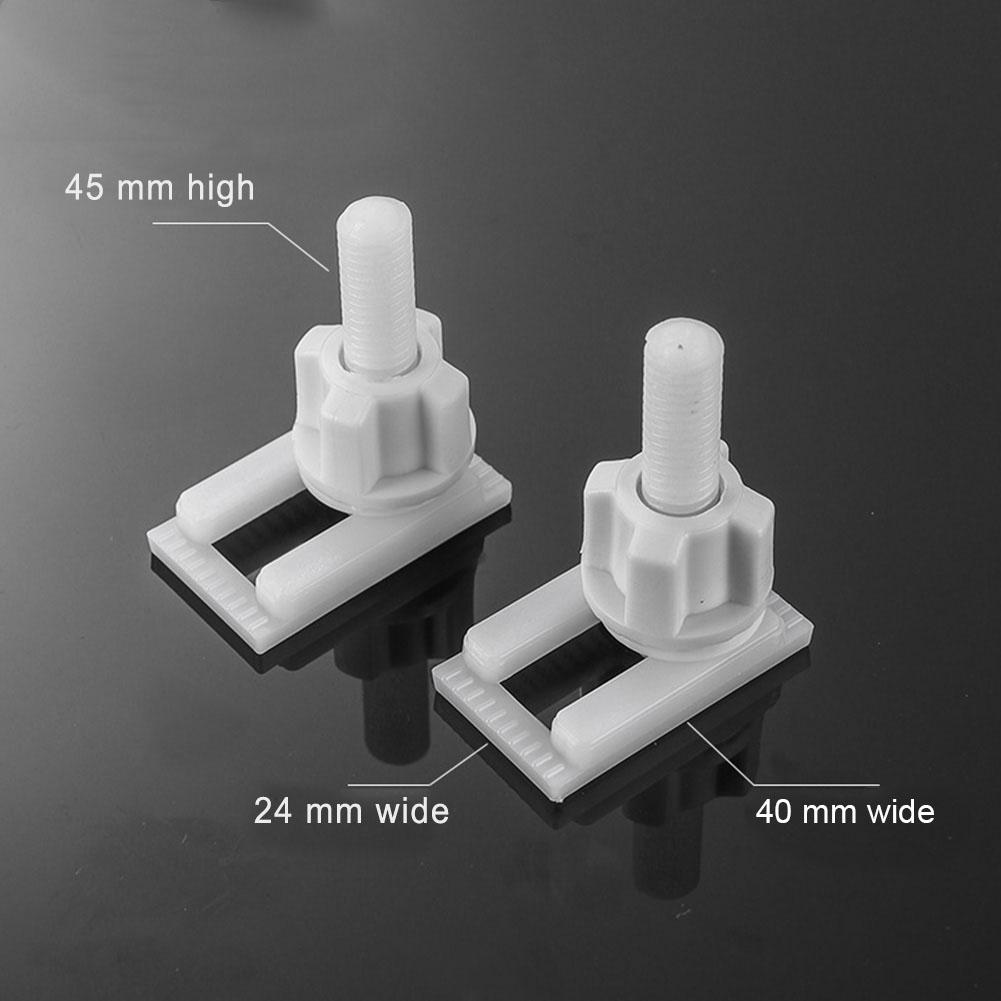 Toilet Hinge Screws Plastic Rectangle Toilet Lid Hinge Screw
