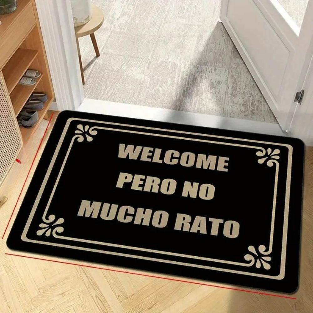 Sweet Home Welcome Doormat Please Remove Your Shoes Entrance Rug Non Slip Mat Cozy Home Living Room Bedroom Entryway Floor Mat