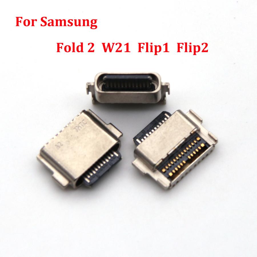 1-10PCS For Samsung Z Fold Flip 1 2 3 4 USB Charging Port Folding mobile phone tail plug charging interface replacement