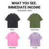 Vintage Black "Here Comes The Sun" T Shirt Retro Psychedelic Sun Acid Wash Tee