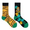 Calzini AB Asimmetrici Trendy Divertenti per Coppia Anatra Mandarina Colorati Calzini a Mezza Gamba SMLSOX