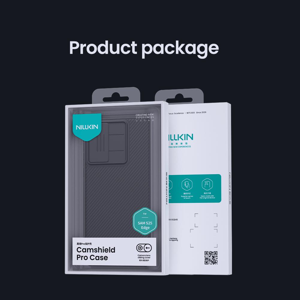 NILLKIN for Samsung Galaxy S25 Edge Phone Case CamShield Pro Camera Protection Back Cover