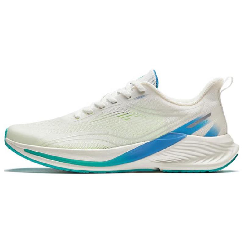 

Anta Hydrogen Run 6 Fabric Cushioning Rebound Low top Casual Running Shoes Men s White Blue Sneakers 112425540-7 40