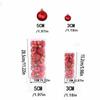 24Pcs Plastic Christmas Balls 3/5CM Xmas Tree Baubles Christmas Tree Ornaments  Xmas Tree