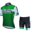 Men Women Cycling Jersey Set Short Sleeve Quick Dry Breathable Performance Kit Fall Ride