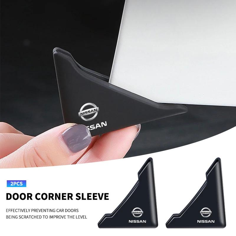 Copertura Protettiva Angolare Porta Auto in Silicone Paracolpi Anti-collisione Angoli Porta per Nissan Qashqai X J10 J11 Trail Tiida Teana