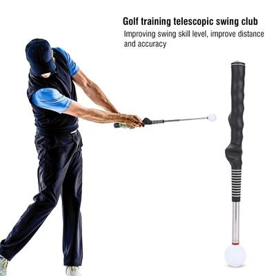 Click Sound Telescopic Warm Up Golf Swing Trainer Correcting Gesturer Training Aid For Tempo Grip Strength Practice for Beginner
