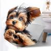 1pc Sturdy 8-Bone Auto Umbrella, Yorkshire Terrier Dog Umbrella, Digital Printed, Foldable Umbrella for On-the-Go Outdoor Use