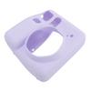 Instant Camera Silicone Protective Case for SE Wear Fall Resistant Soft Shell Pure Color Purple