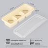 Biologisch abbaubare 500ml 3-Fächer-Bento-Boxen