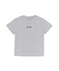 Kikimimi Crop Kitty Center Logo T-Shirt (Melange)