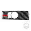 Headlight Switch Panel Cover Trim Sticker Real Carbon Fiber For BMW 5 Series E60 2004 2005 2006 2007 Car Interior Accessories