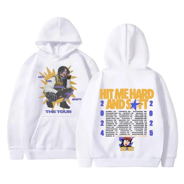 New Hit Me Hard and Soft Tour Pattern Autumn/Winter Hoodie Men's and Women's Hip Hop Sportswear Fashion Warm Street Wear