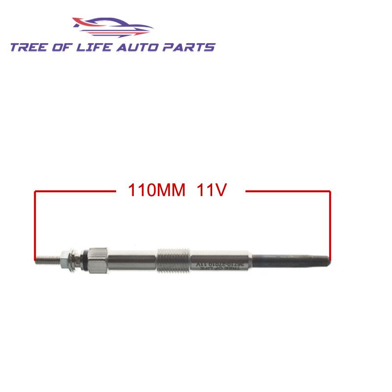4X New Glow Plugs 11V For Hyundai i30 Tucson Sonata V Trajet Elantra III Santa Fe I 2.0 CRDi 2000-2014 3671027010 36710-27000