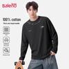Baleno Men's Long-Sleeve Cotton Crewneck T-Shirt