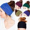 Weiches elastisches Stretch-Lauf-Haarband für Damen, breites Haarband, Kopfwickel, Yoga-Stirnband, Turban, LYD
