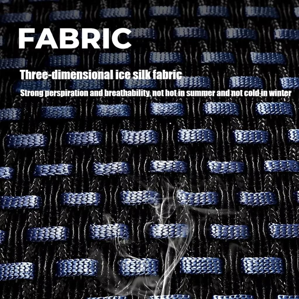 1pc Car Seat Covers with Built-in Lumbar Support - Breathable Mesh and Premium PU Leather Combination Fit for Most Sedans & SUVs