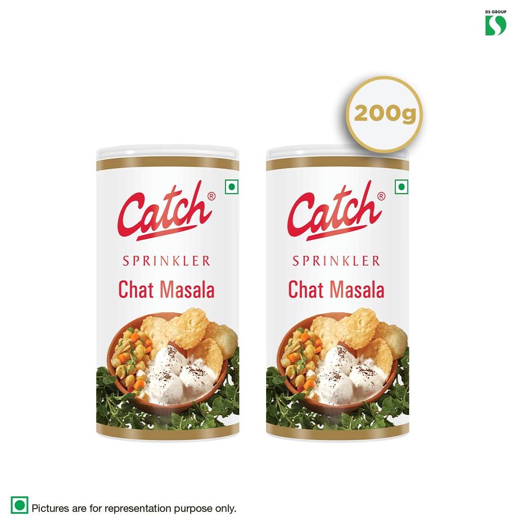 Catch Chat Masala Sprinkler 100g Pack Of 2 Vegetable Seasoning Mix For Flavorful Snacks Salads And Indian Dishes