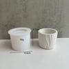 Gypsum Lined Candle Cup Silicone Mold DIY Concrete Circular Flowerpot Resin Mold