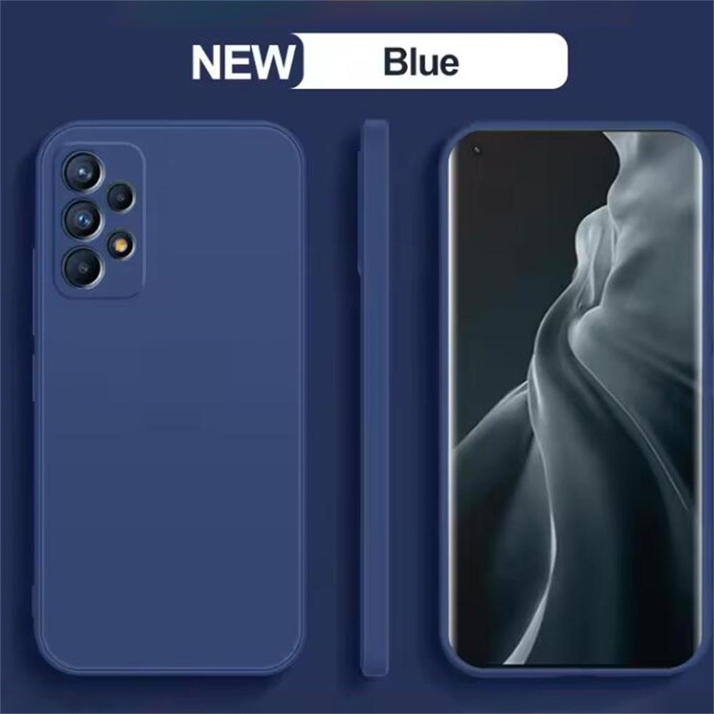 Matte Back Cover Original Liquid Silicone Phone  TPU case For Samsung A32 A33 A35 A36 A41 A42 A51 A52 Plain Soft Case