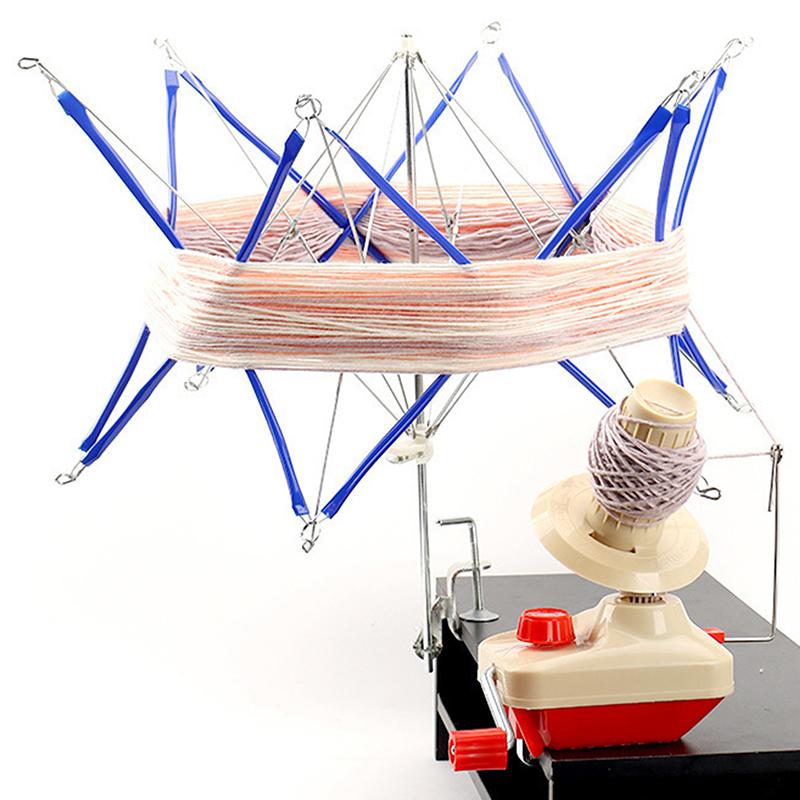 Yarn Thread Fiber String Wool Winder Holder Umbrella Knitting Operated Craft For Patchwork Sewing Diy Accessories