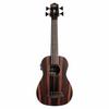KALA UBass Ukulele Bass, Striped Ebony Series, Ebony Body, UBASS-EBY-FS20_06, Successor To the UBASS-EBY-FS (Case Included)