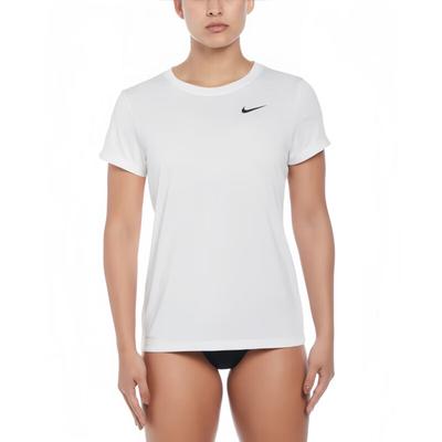 Dri-Fit Swim Hydroguard Moisture-Wicking Quick-Dry Round Neck Sports T-Shirt Women Tops NESSD350-100