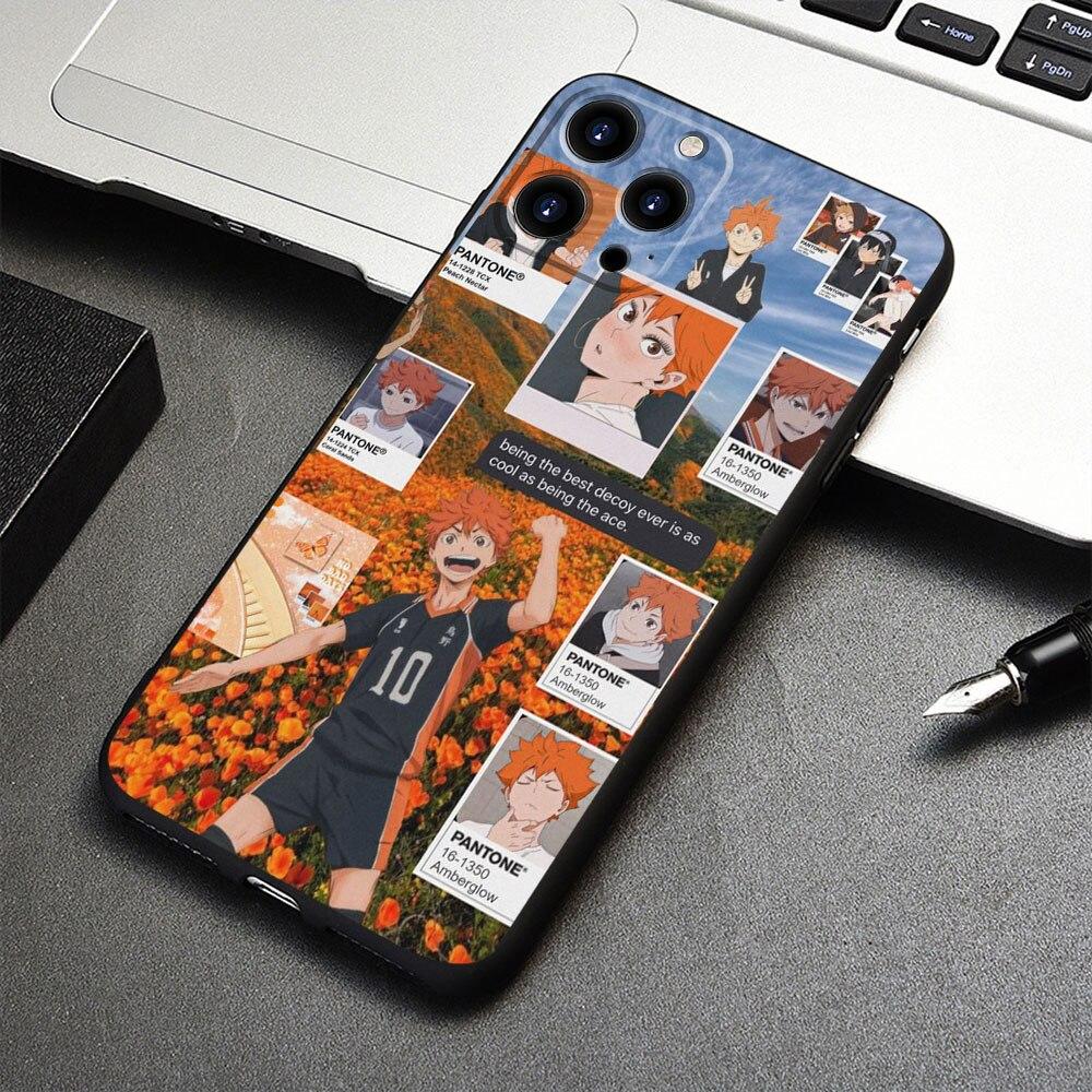Husa pentru Apple iPhone XR 12 XS 14 7 8 Plus 11 X 13 Pro Max SE 6S Mini 5S SE2 6 5 Husa de telefon Haikyuu Volleyball Anime