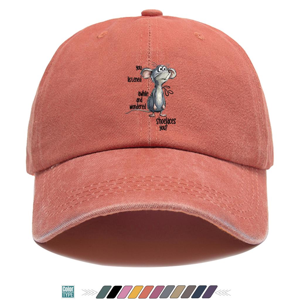 pc pcs Unisex Adjustable Baseball Cap with Mouse Print  Lightweight Breathable Suitable for Outdoor Travel Parties Cycling