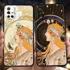 Phone Case For Oneplus 12R/10T/12/11/10R/Nord/N100/N10/10/7/8/9/7T/8T/9R/9RT/Pro Soft TPU Cover Shell Art Poster ALPHONSE MUCHA