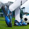 31-44  Kids Football Shoes Shock Absorption Anti-skid and Wear-resistant Long Spike Outdoor Sports Training Football Shoes