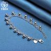 925 Sterling Silver Bells Bead Bracelet Chain  Jewelry