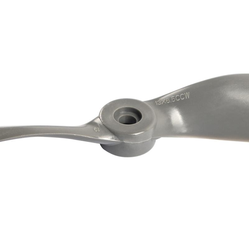 Cw Ccw Rc Propellers7X5 8X6 9X6 10X7Inch Gray 2-Vane Direct Drive Nylon Propeller With Adapter Rings For Rc Airplan Drone Glider