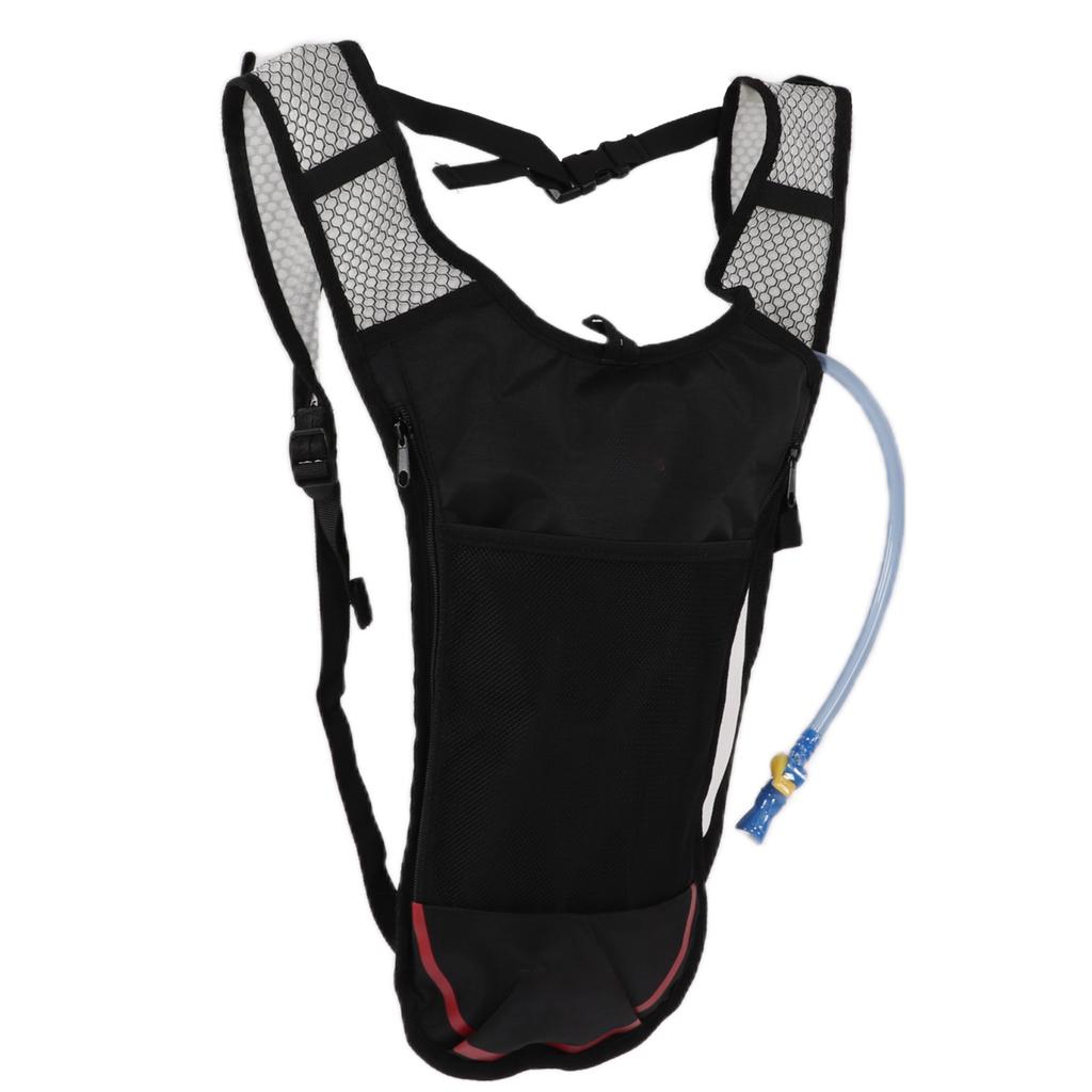 Hydration Pack Lightweight Breathable Multifunctional Water Backpack with 2L Water Bag Straw for Running Hiking Cycling
