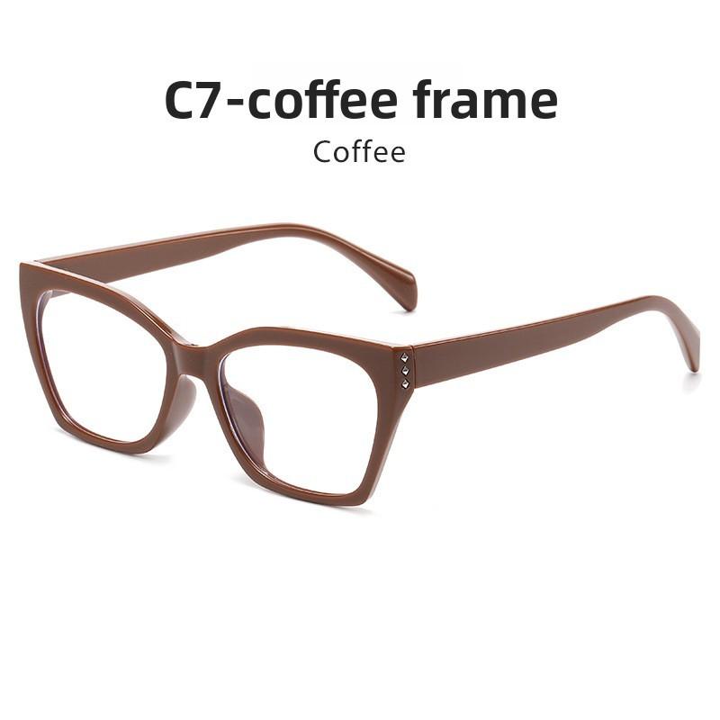 Vintage Cat Eye Blue Light Blocking Glasses For Women With Pc Lenses And Fashionable Geometric Frame