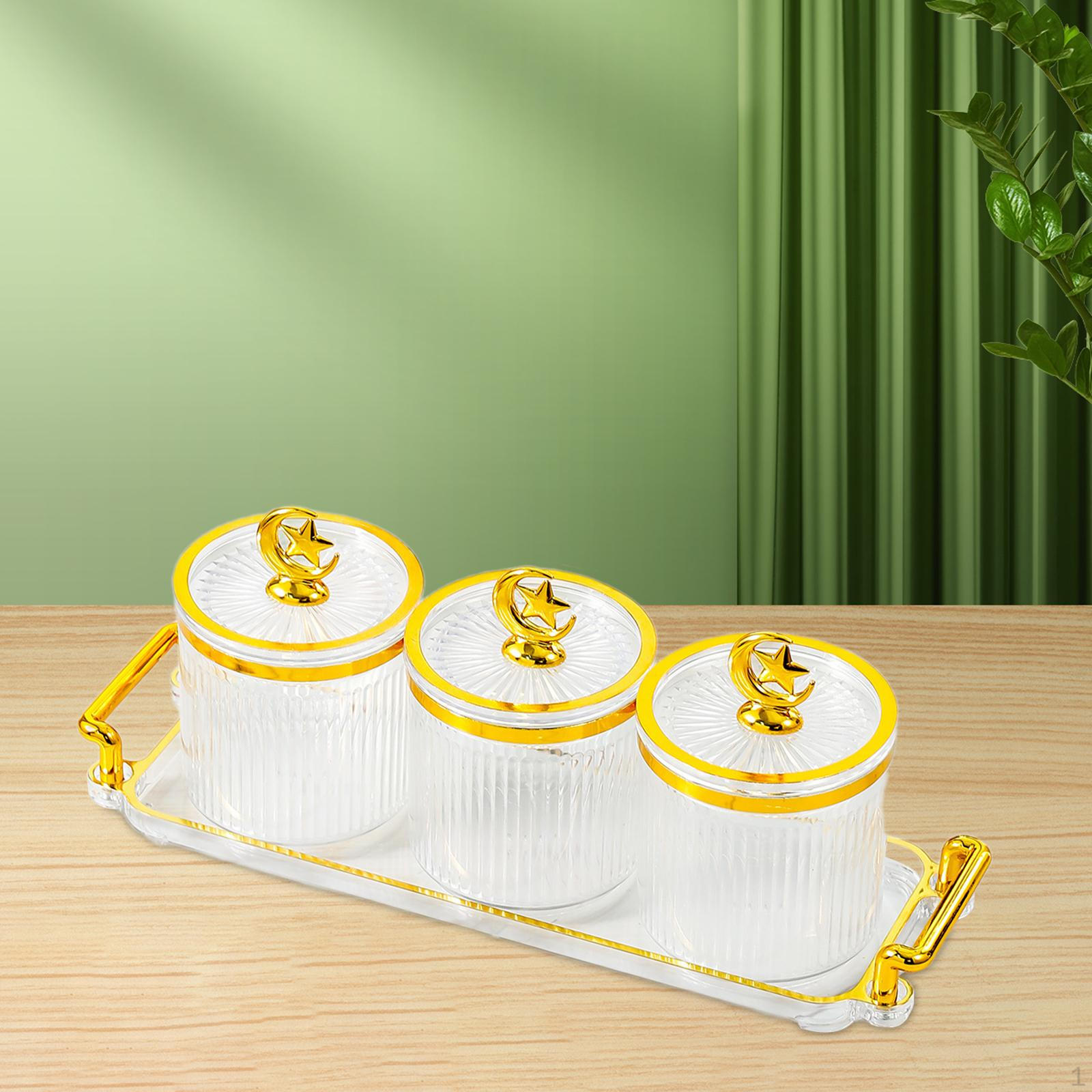 

Тарелка с сухофруктами, поднос для закусок, органайзер для приправ, декоративная чаша для конфет для столешницы 3 Grid Clear