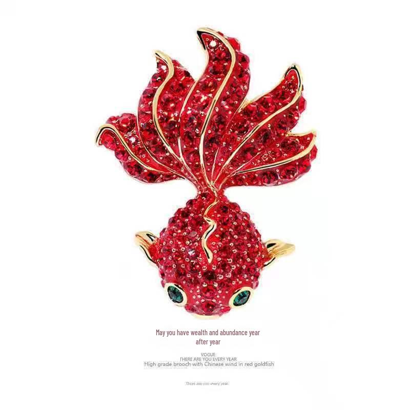 Elegant Luxury Brooch: Versatile and Exquisite Pin for Suit Jackets - Japanese and Korean Inspired Design