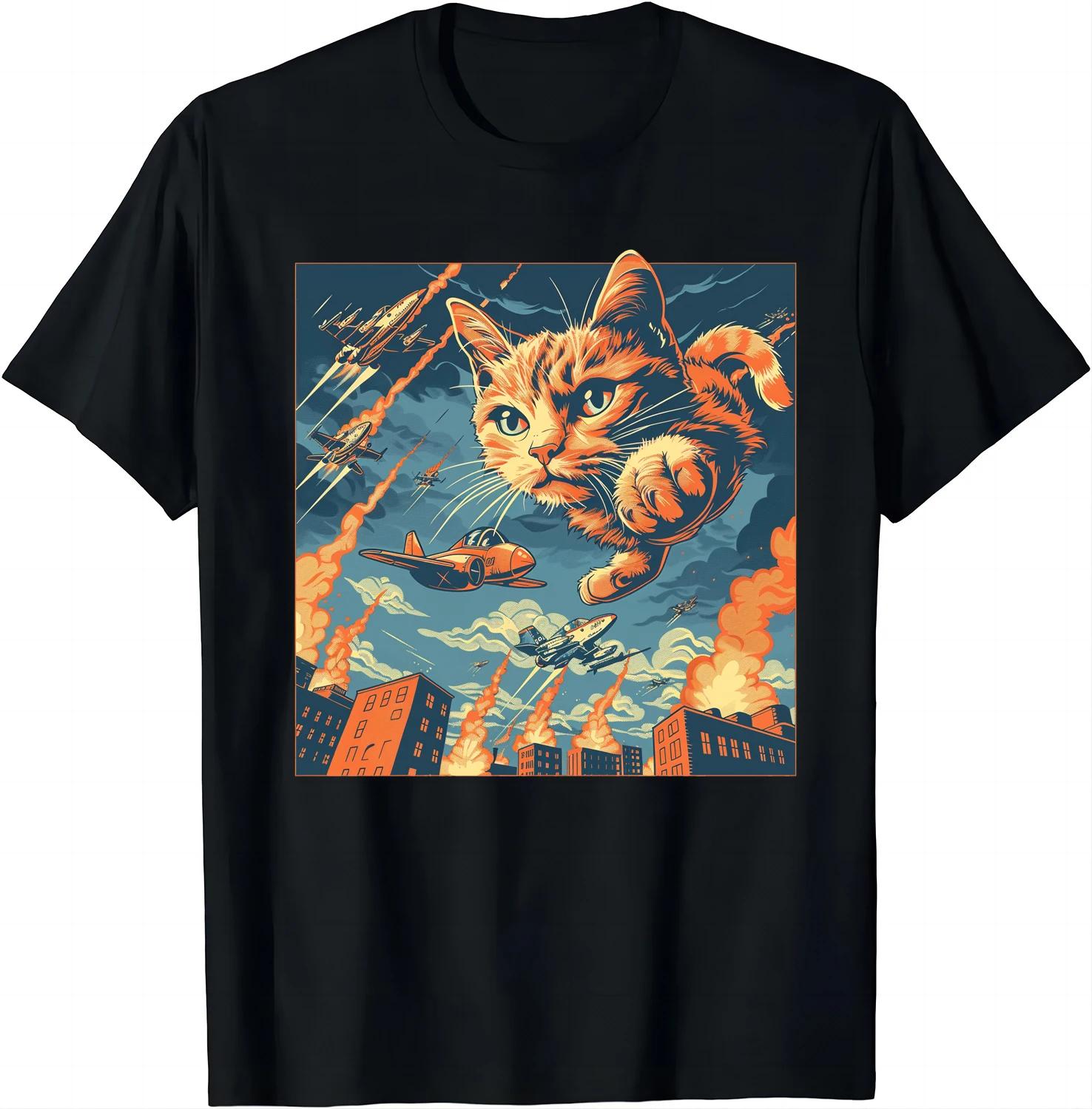 

Dream Flyer Tee- Cat s Airborne Journey Shirts Graphic T Shirts Men Women Clothing Tops Camisas Streetwear Vintage T Shirt L