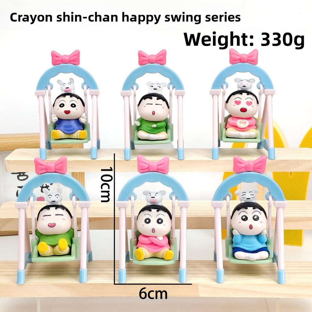 Crayon Shin Chan Swing Toy Pvc Collectible Figure For Kids And Fans