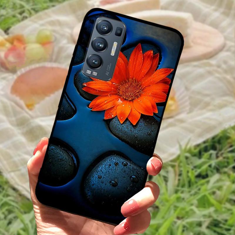 For OPPO Find X3 Neo Case Cover Silicone Soft Marble Black Bumper Funda Coque for Oppo Find X3 Lite Protective Capa FindX3 Neo