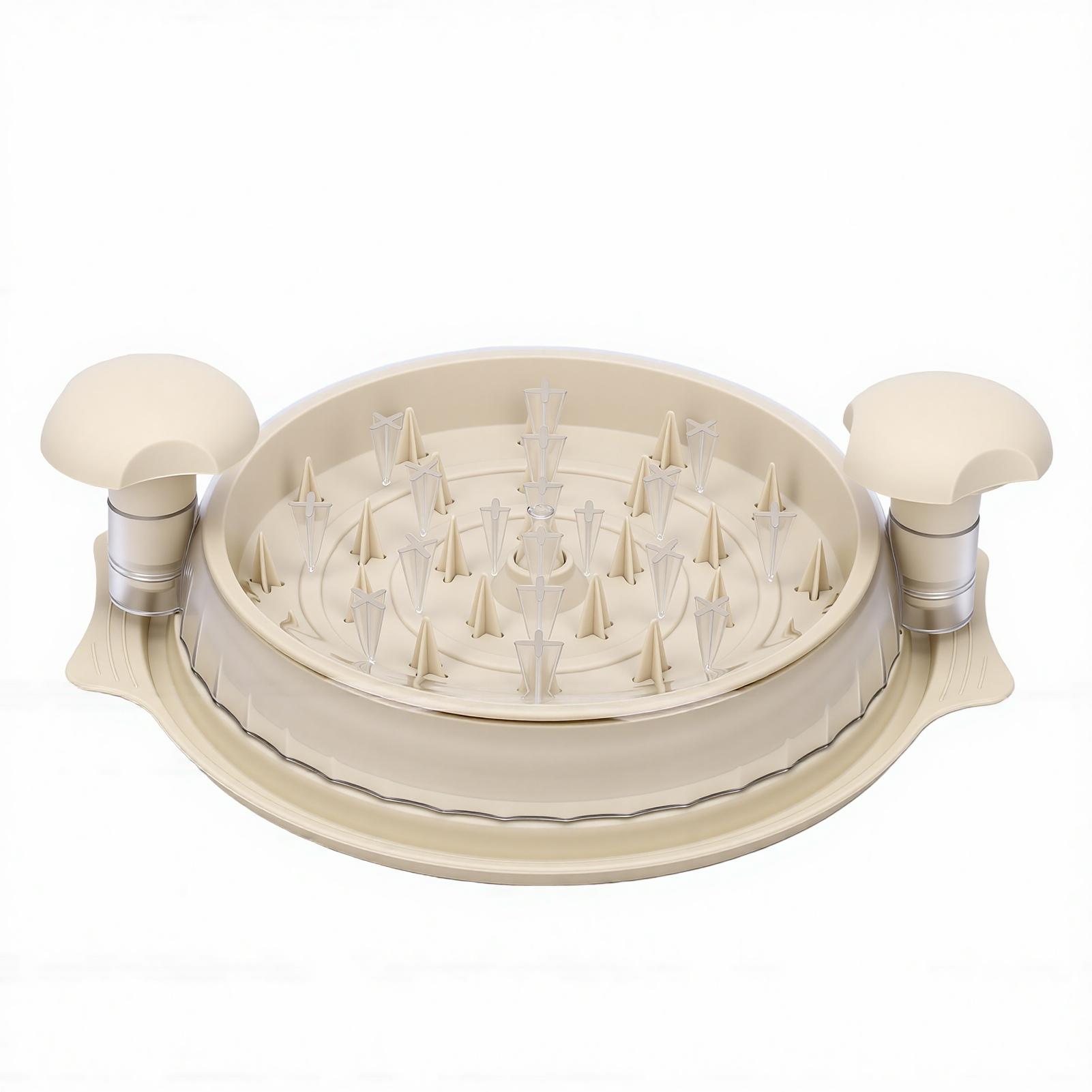 Chicken Shredder Tool Visible Meat Shredder Tool Twist with Removable Tray for Home Kitchen Type 3
