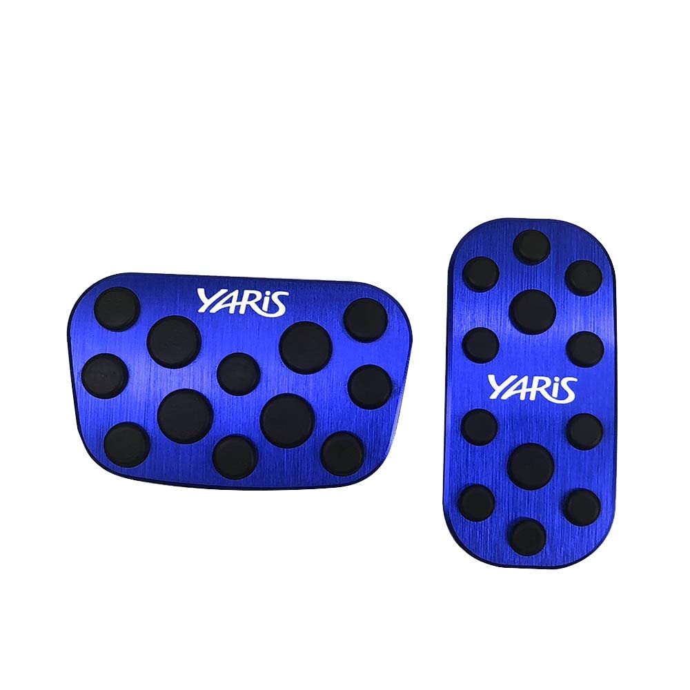 BOYOUS Toyota Yaris Cross Aluminum Pedal Covers for Brake and No Tools and with Set [Latest Model] (10th Series) Custom-Designed High-Quality