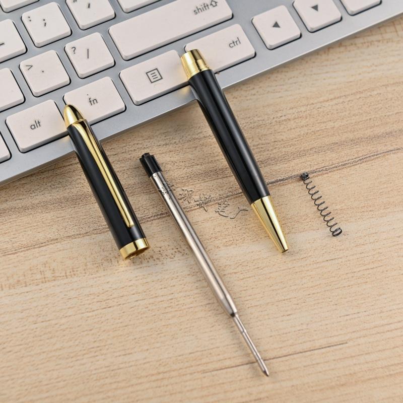Metal Rotary Orb Pen Office Ballpoint Pen Neutral Signature Pen Gift Box Business Gift Advertising Pen