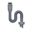 1PC Home Water Pipe 90MM Washbasin Anti- Drainage Pipe From 50mm To 75mm Overflow For Fit High-Temp Resistant Bathroom Parts