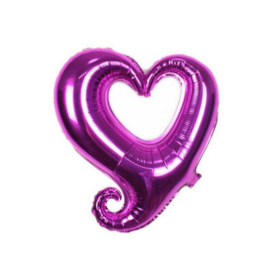 18-inch Heart-Shaped Aluminum Foil Balloon for Wedding Decor and Gifts